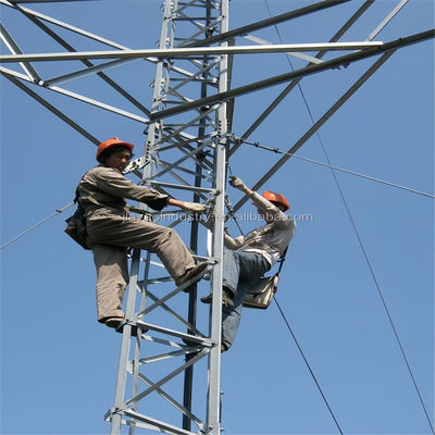 Comunicación inalámbrica Telecomunicación de hierro Guyed Pole Torre 5g Radio Antena Wifi Isp Torre de Internet En venta