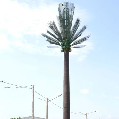 Puente camuflado de palma / pino Micro Torre de células falsas Árboles 10 20 30 40 50 60 70 80 M