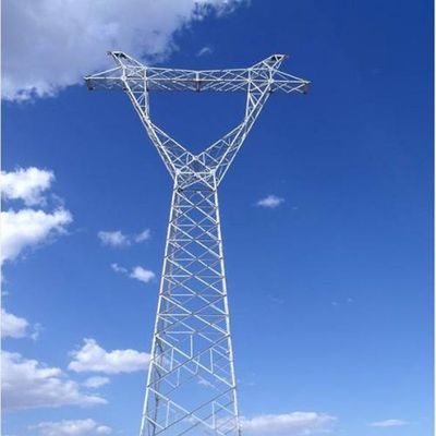 110KV 220KV Galvanizado en caliente Gran línea eléctrica Torres de alta tensión Torre eléctrica