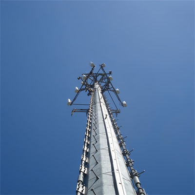 Antenna celular Telecom Hot Dip Galvanized Monopole Torre 10 -60 M