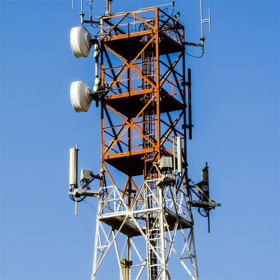 Ángulo enrejado de acero Radio Antena 4g Equipo inalámbrico Antenna Booster Cell Signal Torre de telecomunicaciones móviles