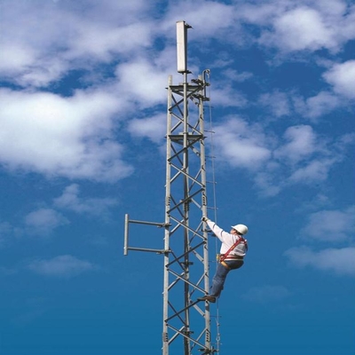 Mast Pylon Ferro angular de 3 patas Telecomunicación Torre de acero angular 20 30 40 45 50 55 60 M
