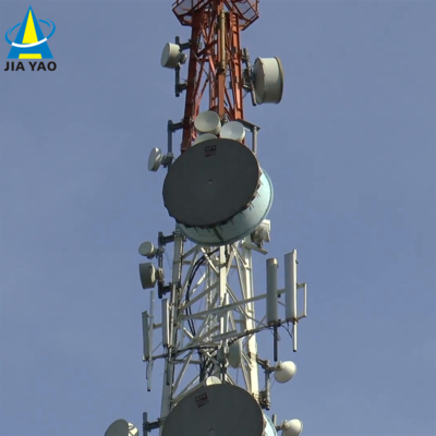 Mast Pylon Ferro angular de 3 patas Telecomunicación Torre de acero angular 20 30 40 45 50 55 60 M
