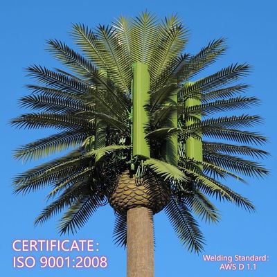 Árbol disfrazado Torre de antena Acero resistente a la intemperie 20m señal WiFi Residenciales
