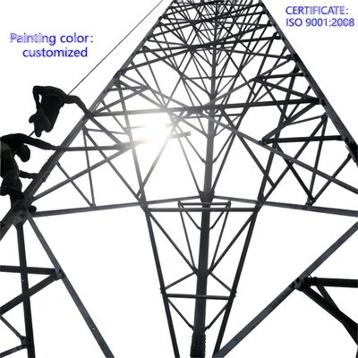 20 - 50m 55m 60m 70m 80m Hot DIP Galvanizado con 3 piernas Torre de auto-apoyo 3 piernas Torre de ángulo