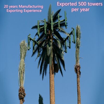 Gran exterior resistente al viento ocultación disfrazada Torres de teléfonos celulares Monopolio árbol biónico torre de polo único