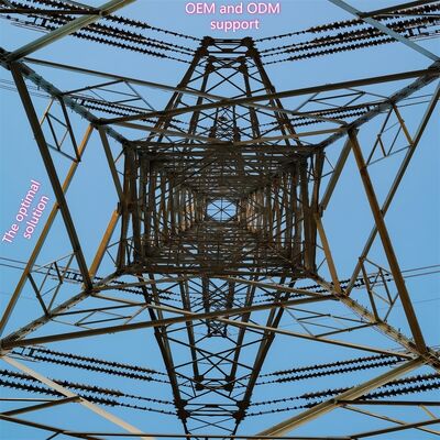 Galvanizado en caliente con 4 patas de acero angular de pie libre GSM Cdma Torre de comunicación de telecomunicaciones por satélite