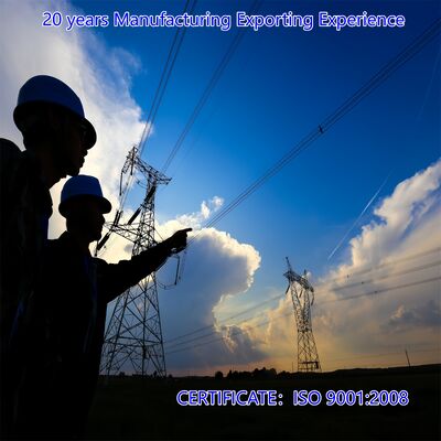 Alta tensión 220KV 500KV acero galvanizado de ángulo torre de transmisión de energía