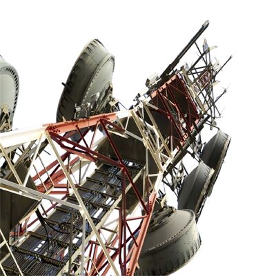 Torre de acero angular de 4 patas duradera con tuercas de pernos y soldadores que cumplen con las normas ISO 898 y DIN 7990 para la fiabilidad mecánica