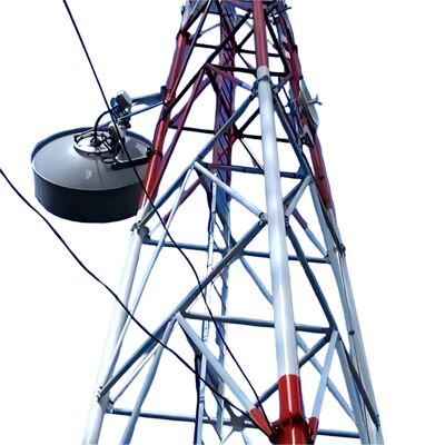 Guyed Wire Tower designed to maximize height with minimal structural material usage based on ANSI/TIA-222-G-H-F design codes