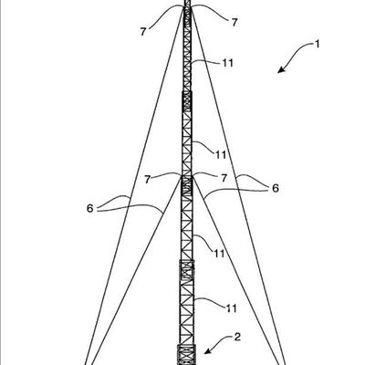 30M Torre telescópica de acero galvanizado Camión de comunicación montado Antenna 40M/S Resistencia al viento Certificado ISO