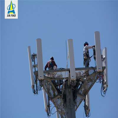 Torre Monopole torre de telecomunicaciones autoportante de acero Q235B Q235C Q235D y Q355B Q355C Q355D que cumple las normas EN 10025