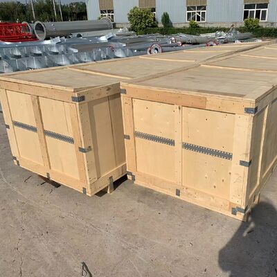 Torre de alambre arriostrado resistente a ambientes extremos de 20m-60m para comunicación de estaciones de investigación científica polar