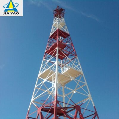 Torre de antena de panel solar de emergencia galvanizada en caliente 18 28 38M 5G 4G Torre de telecomunicaciones para socorro en casos de desastre