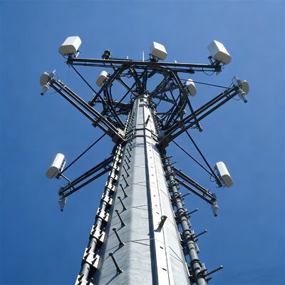 20 28 los 36M ajardinan el palo escénico tubular de la comunicación de la ciudad al aire libre galvanizada monopolar de la microonda 5G 4G
