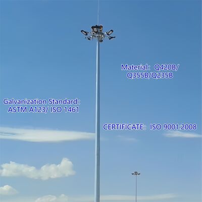 14 20 26M Tamaño compacto Monopolo Autoportante de acero galvanizado al aire libre 5G 4G Satélite Torre de telecomunicaciones de área pequeña