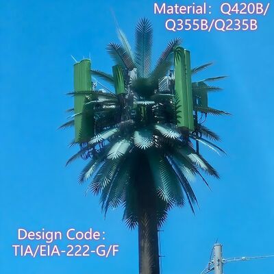 Torre biónica de árbol de 20M diseñada para una integración perfecta en paisajes con apariencia de árbol y construcción modular