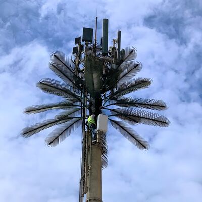 Torre Árbol Biónico estructura artificial diseño de acero velocidad del viento hasta 250 km/h con opciones de acero de alta y baja resistencia