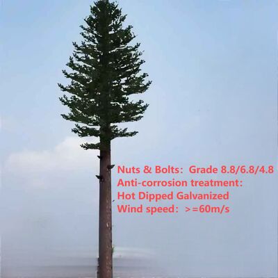 Torre Árbol Biónico equipada con pernos y tuercas de grado 4.8, 6.8 y 8.8 que cumplen con las normas ISO 898-1 para un ensamblaje seguro