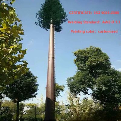 Torre de árboles biónica artificial con grados de acero Q235B Q235C Q235D y Q355B Q355C Q355D para una construcción robusta