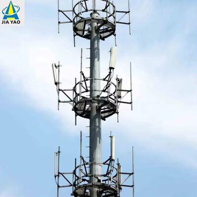 torre monopolar sellada IP68 de los 20M los 30M resistente a la corrosión para el área de niebla salina costera