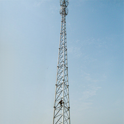 20-110m de acero resistente al viento con 3 patas de tubo torre de telecomunicaciones montaje rápido para redes de áreas remotas