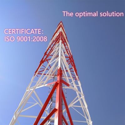 Torre de acero patas galvanizada en inmersión caliente del ángulo 3 rentable para 5G rural