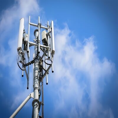 10M Weather Resistant Rooftop Telecom Tower For Urban Dense Area