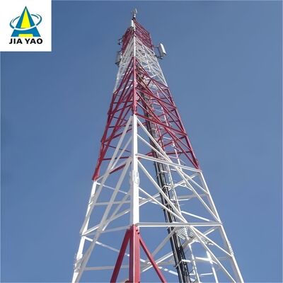 Torre de acero patas modular galvanizada en inmersión caliente de 3 ángulos para la red privada 5G