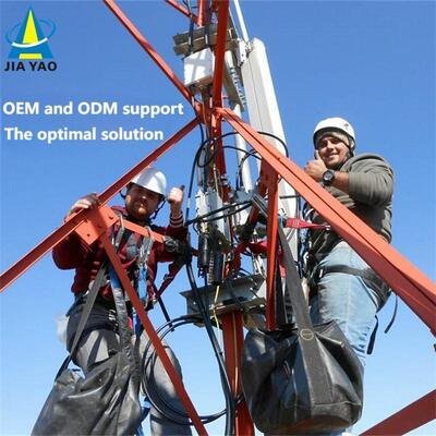 Torre de acero patas modular galvanizada en inmersión caliente de 3 ángulos para la red privada 5G