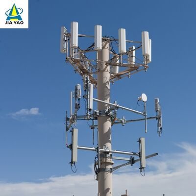 16 25 la torre monopolar de las telecomunicaciones de la sección multi de 36 metros fácil instala para el parque de atracciones