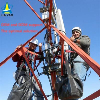 Torre Legged desmontable galvanizada en inmersión caliente de 3 50M rentable para las telecomunicaciones del área minera