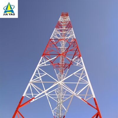 Torre de acero Legged del ángulo del acero Q355 de los 52M Q355 reutilizable para el despliegue temporal de la red