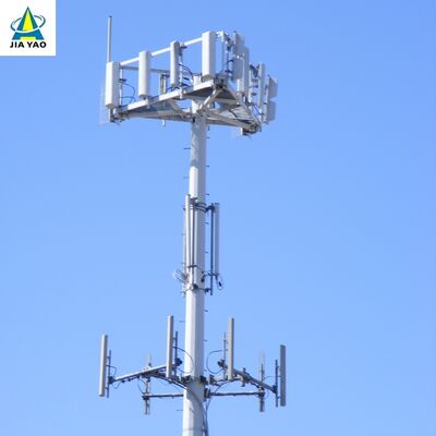 12 22 Torre de antena monopolar del diseño elegante de 32 metros para el despliegue de las telecomunicaciones del parque empresarial