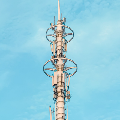 Torre monopolar adaptable del color de los 40M para el bloque del negocio del turismo cultural