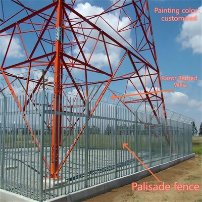Torre de celosía de acero angular de 4 patas de alta resistencia con estructura de soporte de carga optimizada para infraestructura de telecomunicaciones rurales Estándar ANSI/TIA-222-G