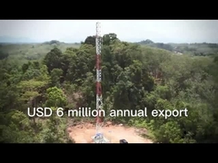 Torre de comunicación de acero de 3 patas