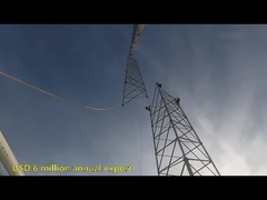 9.3 Torre de acero tubular con piernas