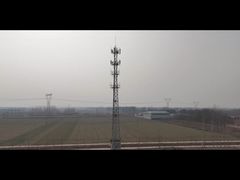 torre de acero tubular galvanizado de 3 patas